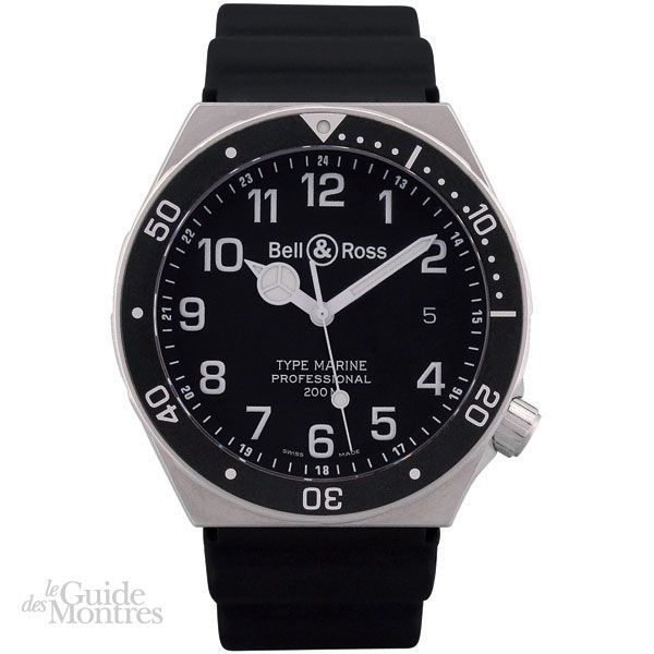 Cote occasion Bell & Ross Type Marine Professional 200 m - Le Guide des  Montres