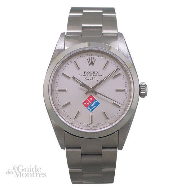 Cote occasion Rolex Air-King Réf. 14000 “Domino's Pizza” circa 2000 - Le  Guide des Montres