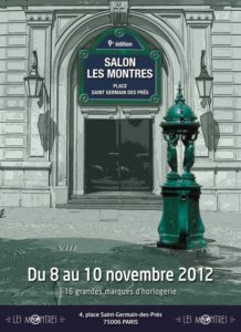 Salon Les Montres les 8, 9 et 10 novembre 2012