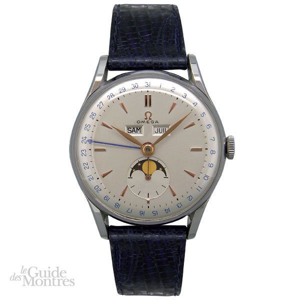 Triple Quantième avec Phase de Lune circa 1950