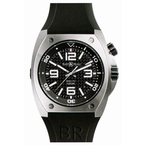BR 02-92 STEEL – CARBON FIBER DIAL BR02-ST-FIB