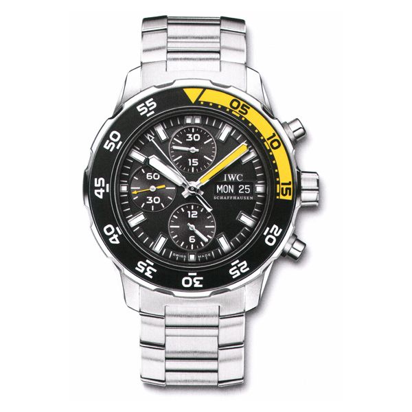 en acier fin avec bracelet en acier fin IW376708