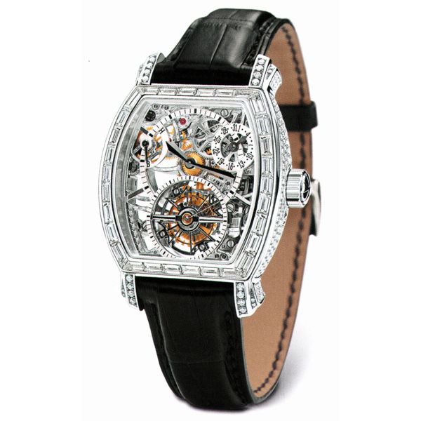 MALTE TOURBILLON HAUTE JOAILLERIE SQUELETTE 30669/000P-8953