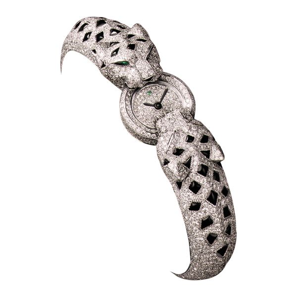 DECOR DEUX TETES DE PANTHERES CRHPI00396