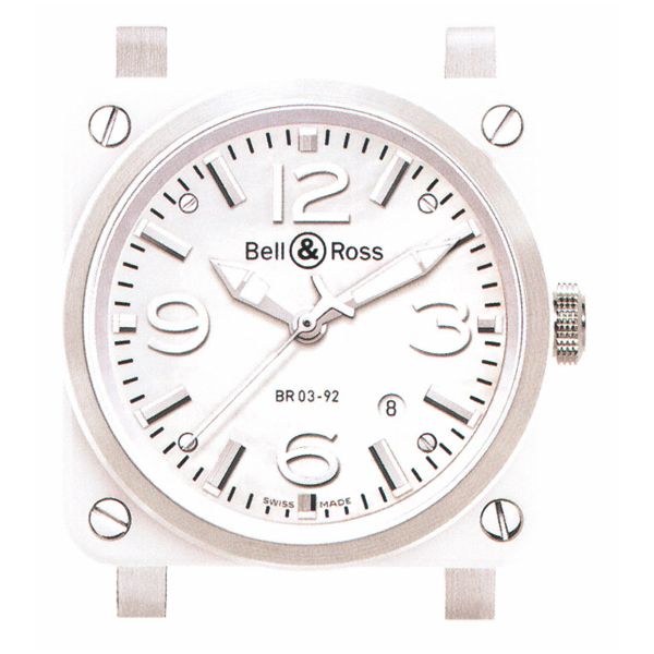 BR 03 WHITE CERAMIC BR0392-WH-C