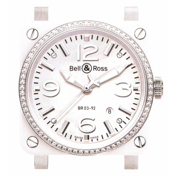 BR 03 WHITE CERAMIC BR0392-WH-C-D