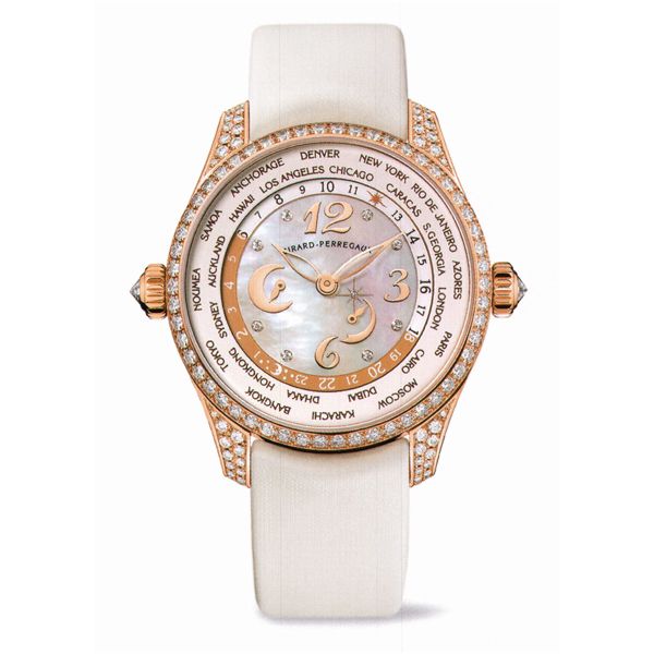 WW.TC LADY HEURES DU MONDE ET RÉSERVE DE MARCHE 49860D52P761-KK7A