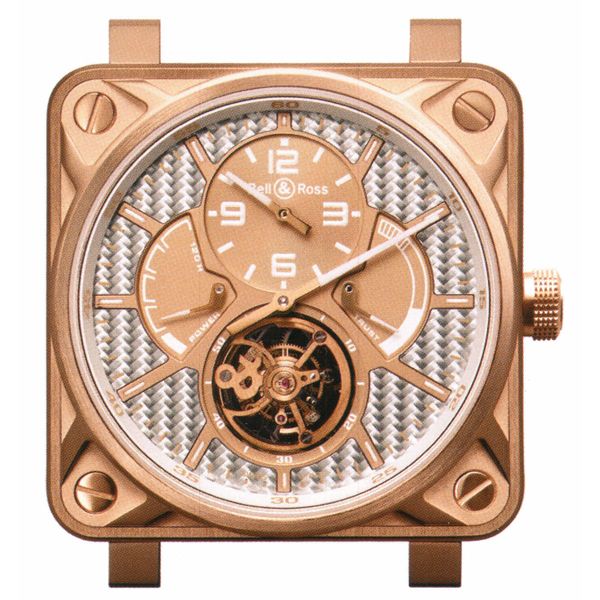 BR 01 TOURBILLON PINK GOLD BR01-TOURB-PG/ALU