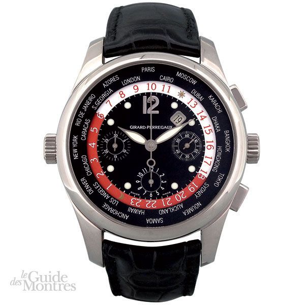 Worldwide Time Control Chronographe à Heure Universelle Réf. 49800 0 53 6146A