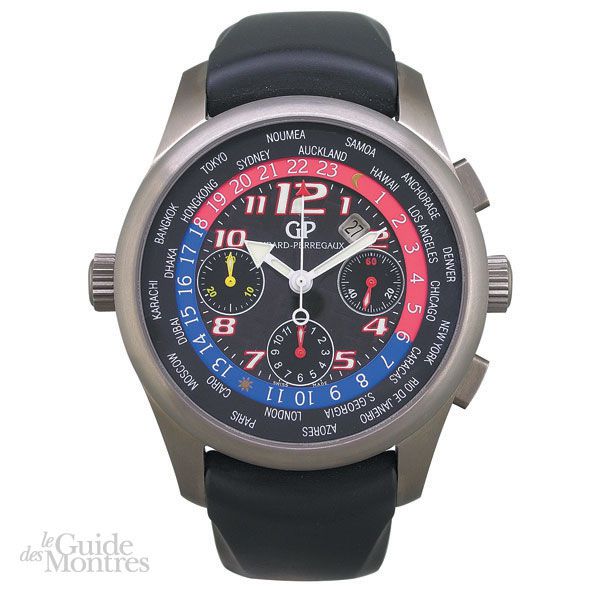 Worldwide Time Control Chronographe à Heure Universelle Réf. 4980