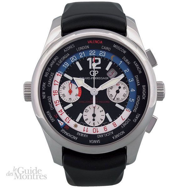 Worldwide Time Control Chronographe à Heure Universelle Réf. 49800 21 657 FK6a